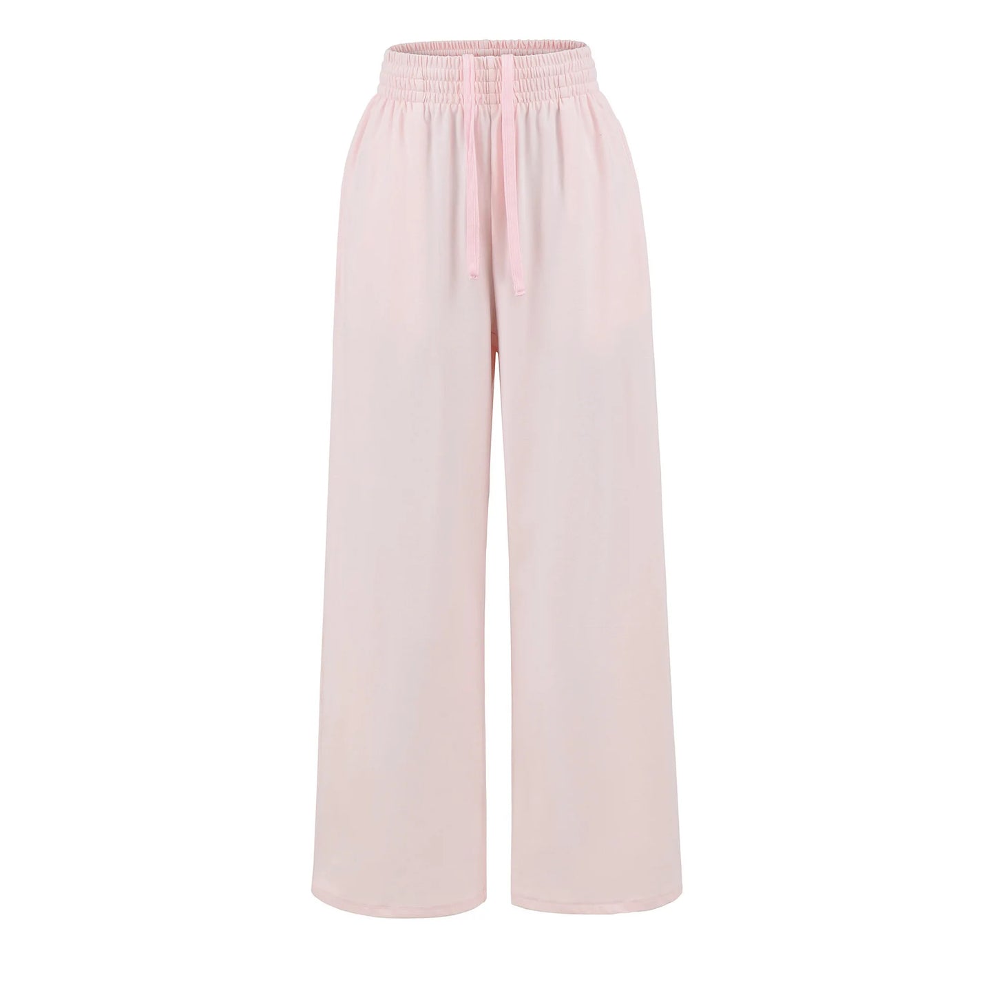 FigureFlattering Set Seductive Slimming T-Shirt Set Wide Leg High-Waisted Set Two-Piece Comfortable Chic Outfit For Women