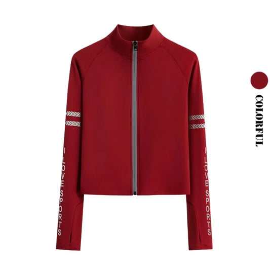 DRUR Two Piece Workout Set Women Bodycon Tracksuit Long Sleeve Running Jacket Matching Jogger Pants Gym Fitness Clothing Outfits